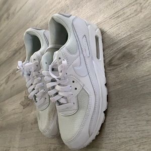 White Nike shoes
